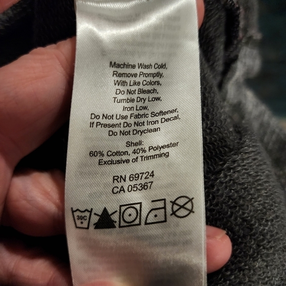 Columbia 3/4 Sleeve Pullover Heathered Grey Sweater Women's Large L Pocket EUC - Picture 7 of 7